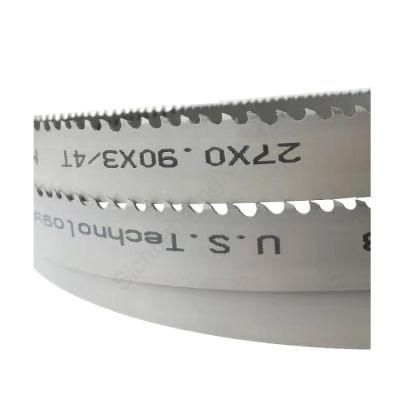 27X0.9mm OEM M42 HSS Bimetal Bandsaw Blade for Cutting Composite Hardness Material