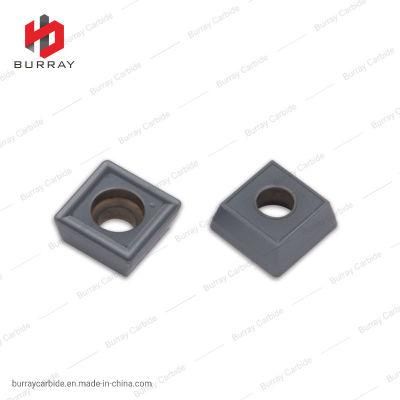 Sdmt Carbide Indexable Face Mill Cutter PVD Coating Drilling Insert