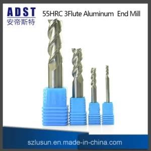 Good Price 55HRC 3flute Aluminum End Mill Cutting Tool