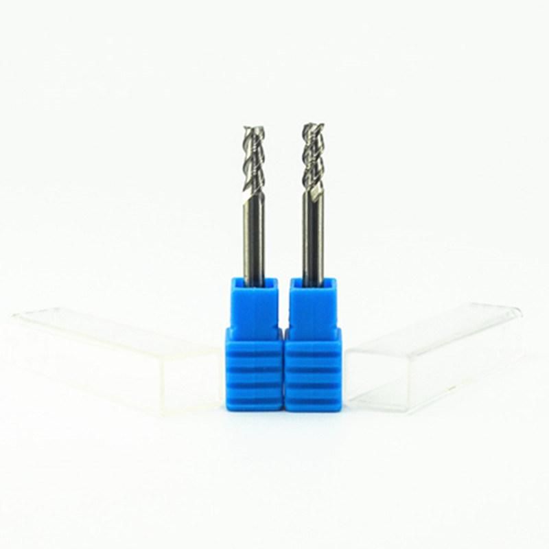 Factory Customized Solid Carbide End Mills with 2 Flutes for 45 Hra Steel