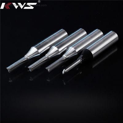 Kws 1/2*4*12 2t Tct Carbide Router Bit on CNC Router Machine