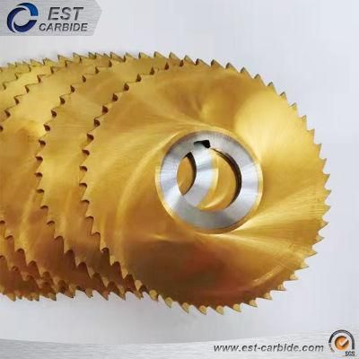 HSS Cutter with Tin Coating for Cutting Machine