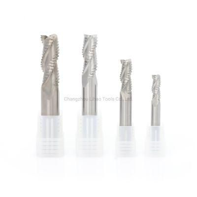 HRC55 3 Flutes Solid Carbide Roughing Cutting Tools Endmill for Aluminum
