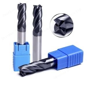 4 Flute Carbide End Mill for Aluminium Milling on CNC Machine