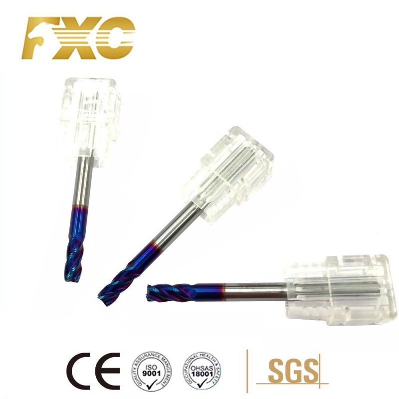 High Precision HRC60 Carbide Corner Radius End Mills