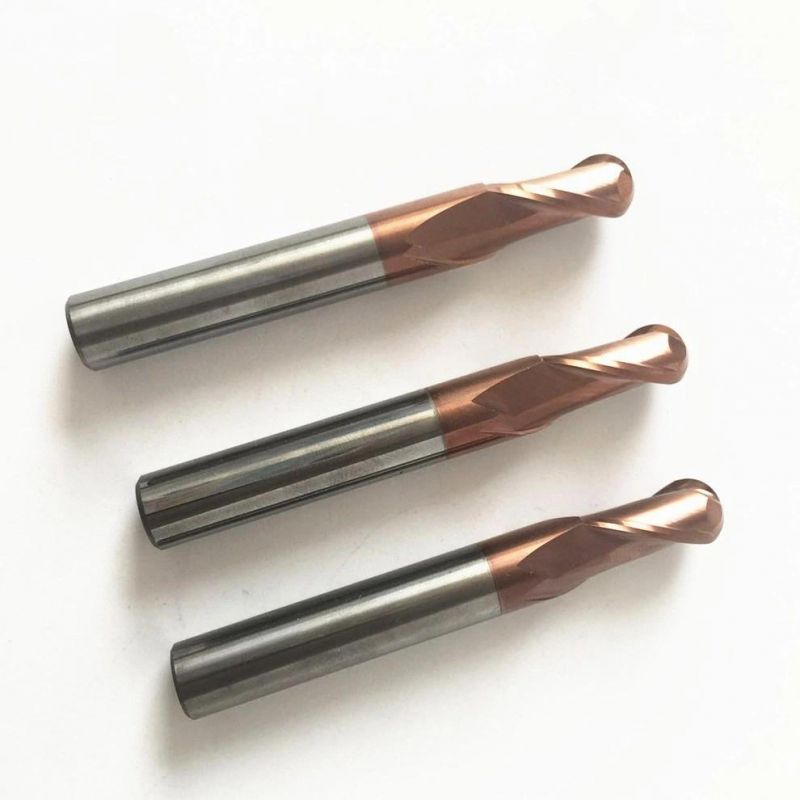 HRC58 Solid Carbide Milling Cutter with Tisin Coating for Metal