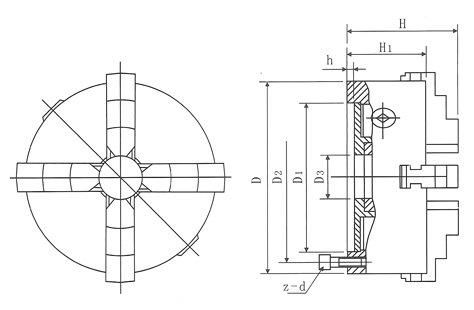 K12400 4 Jaw Self Centering Chuck Lathe Chuck Manual Customized OEM Scroll Chuck