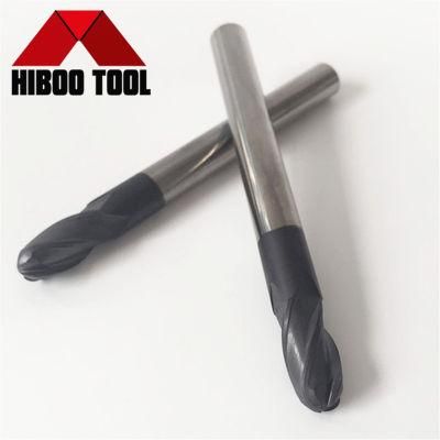 4 Flutes Ball Nose Carbide Milling Cutters for Harden Metal
