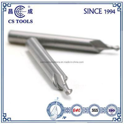 HSS-Co 2 Flutes Chamfer End Mill for Chamfering Hole