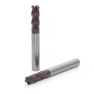 HRC 58 Solid Carbide Round Nose End Mill