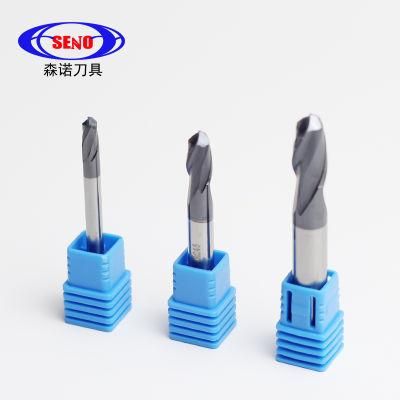 Seno 2 Flutes Good Quality Tungsten Carbide Ball Nose End Mill Cutter/Carbide End Mills