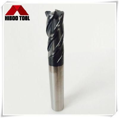 Factory Wholesale Carbide Corner Radius End Mill with 4 Flutes