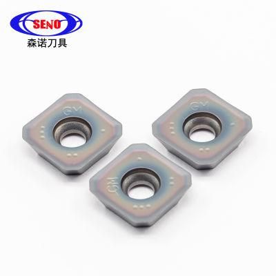 China Products Semt Series Tungsten Tool Indexable Carbide Cutters for Machining Titanium Alloy Semt13t3agsn-GM