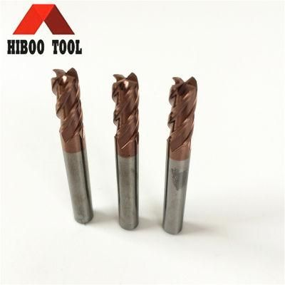 Hot Sale High Hardness Tisin HRC55 Flat Endmill Tools