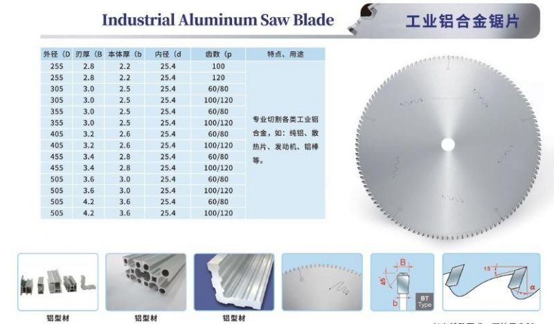 Tct Industrial Aluminum Saw Blade