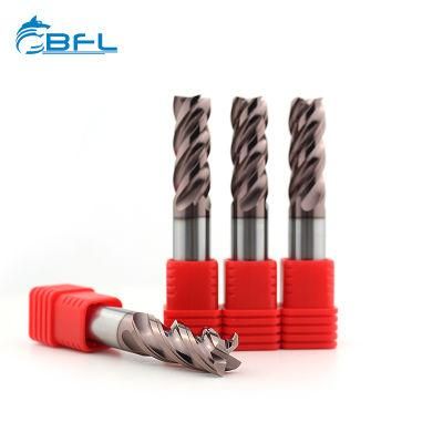 4 Flutes End Mills Cutter Router for High Speed Working with Variable Helix and Unequal Flute