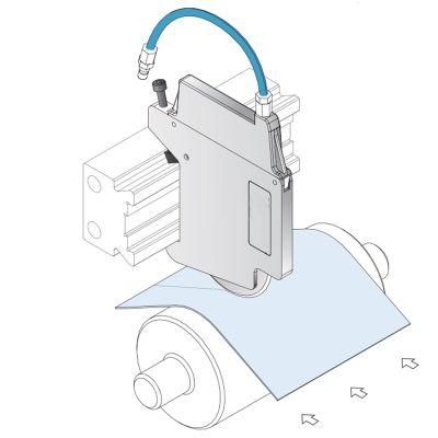 Industrial Paper Fabric Slitting Znal Pneumatic Knife Holder