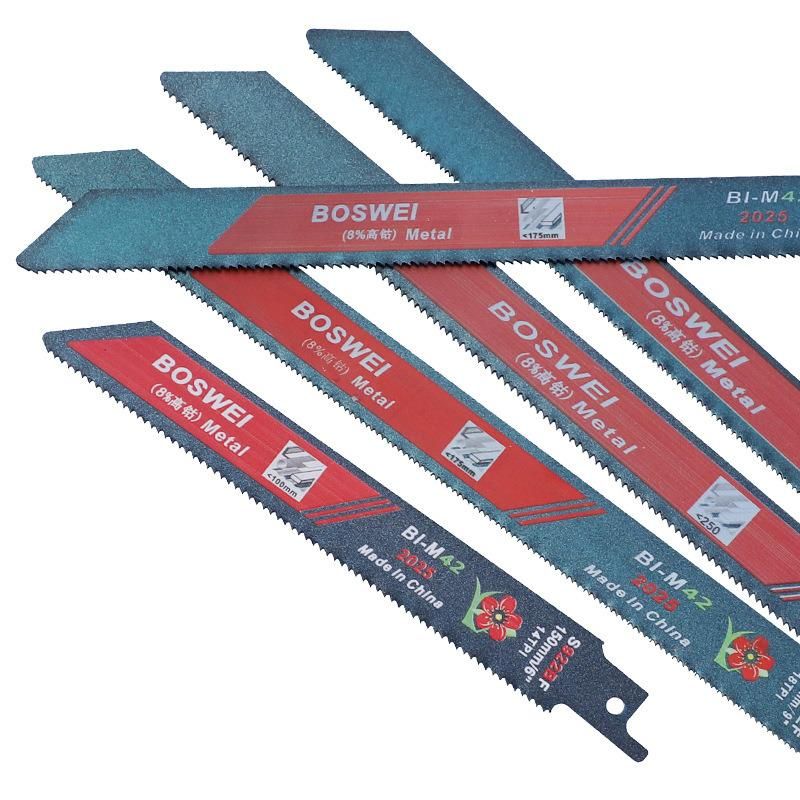 M42 Hardened Reciprocating Saw Blade Fine-Toothed Saber Saw Can Cut Metal, Plastic, Wood, Bimetallic Jig Saw Blade