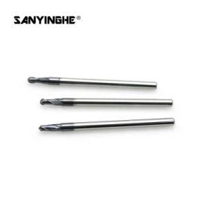 2 Flute 45HRC Carbide 1.5mm Ballnose Endmills De Carburo for Shot Milling