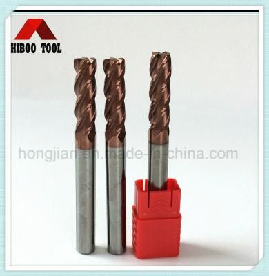 HRC55 Spiral Milling Tool Ball Nose End Mill Cutter