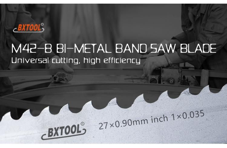 M42 Germany Qualiy 27*0.9*3/4tpi Bimetal Band Saw Blades for Cutting Metal