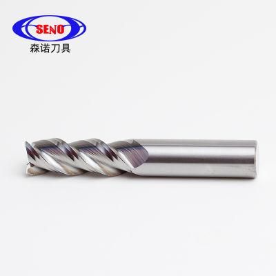 3flutes HRC45 Cemented Carbide for Aluminium End Mill Cutter