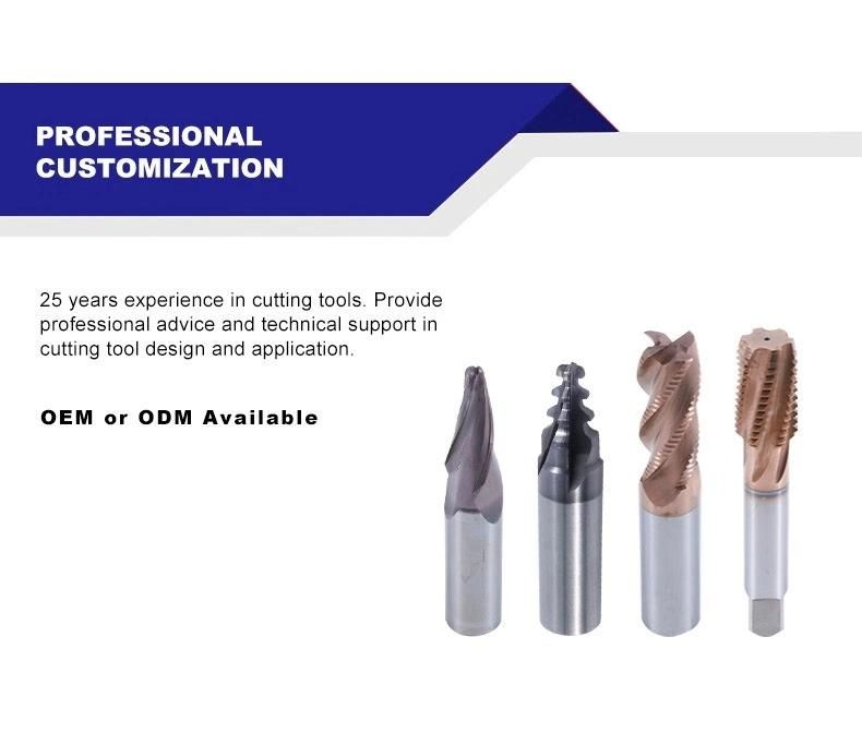 Solid Carbide Taper End Mill Used on CNC Machine