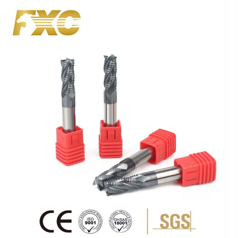 HRC45 Carbide Roughing End Mill Tungsten Carbide Milling Cutters