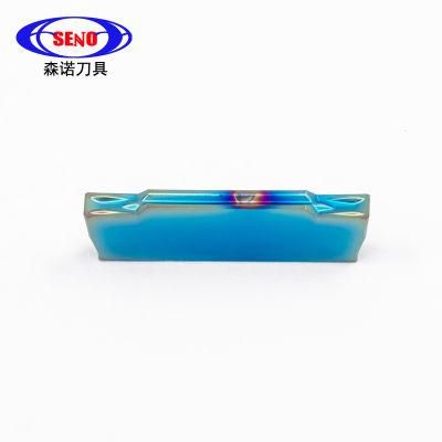 China Supplies Turning Blades Grooving Cemented Inserts Royal Blue Coating for Machining: Hardened Steel Material Mgmn400-G