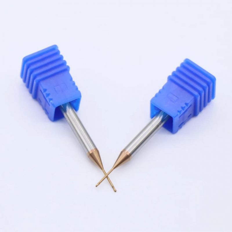 CNC tool with high performance carbide miniature end mill HRC55