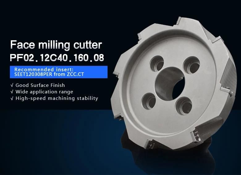 Carbide Insert Cutter Indexable Face Milling Cutting Tool