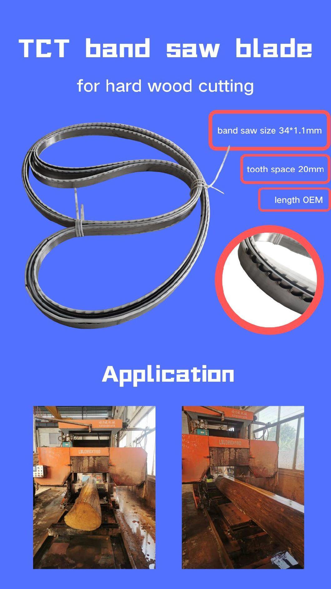 Carbide Tip Sawmill Bandsaw Blade Tct Band Saw Blades for Wood