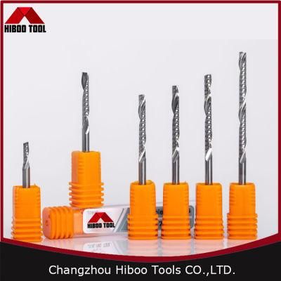 Customized Single Flute End Mill for Woodworking Tool Hiboo Tool