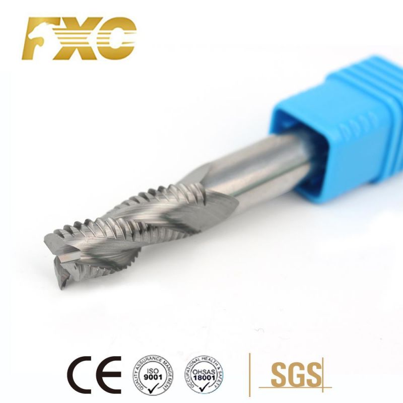 Hotselling 3 Flutes Carbide Roughing End Mill for Aluminum