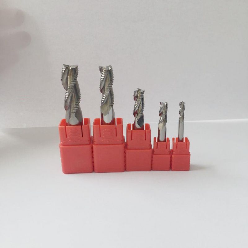 Hiboo Factory Supplier Processing Roughing End Mills 3flute for Aluminum