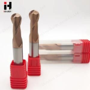 CNC Machine Cutting Tools Milling Cutters Tungsten Carbide Ball Nose End Mill HRC55