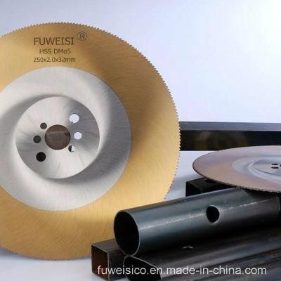 HSS M2 DMo5 M35 Cold Circular Saw Blade for Cutting Stainless Steel Tube &amp; Profile.