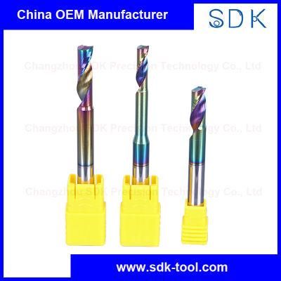 Solid Carbide Single One Flute Router Bits Cutting Tools with Dlc Coating for Aluminium Door and Window