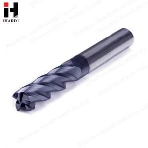 Ihardt 4 Flute Solid Carbide Flattened End Mills with Long Cutting Edge