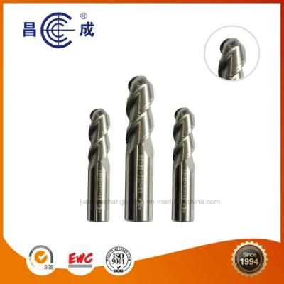 3 Flutes Ball Nose Tungsten Carbide Cutter Used on CNC Lathe