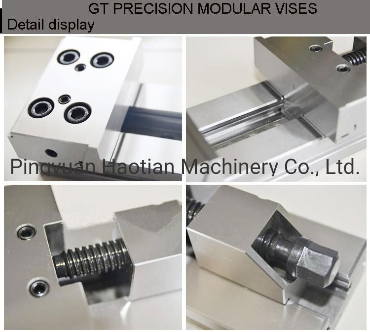 Machine Vice Gt100 Precision Modular Vise 100mm for CNC Milling Machine