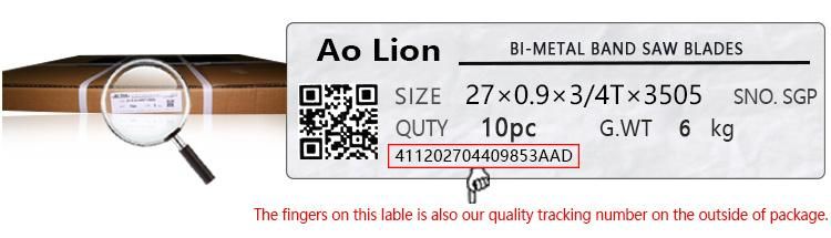 2021 Hot Bxtool Ao Lion Brand Bi-Metal Saw Blade