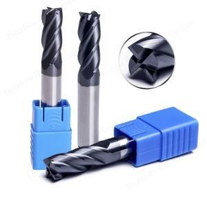 HRC45 4 Flute Solid Square Carbide End Mills with Altin Coated