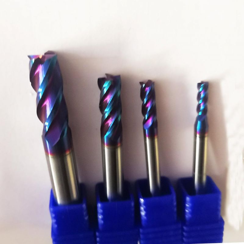 1 Flute 2 Flute 4 Flute HRC45 HRC55 HRC63 Ball Nose Square Flat Tungsten Solid Carbide End Mill