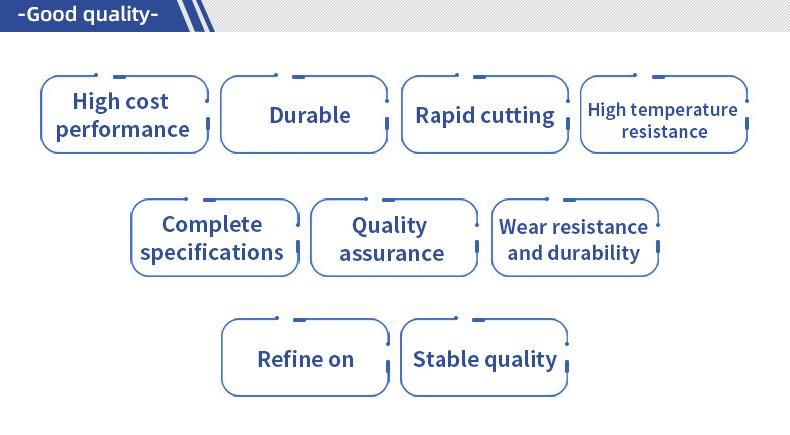 Metal Straight Groove Milling Cutter with Oxidation Resistance and High Temperature Resistance