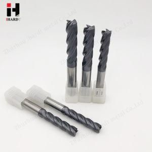 Ihardt CNC Milling Cutters 4 Flute Carbide End Mills with High Quality for Stainless Steel