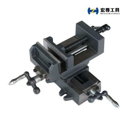 Cross Slide Drill Press Vise with Stationary Base