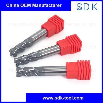 Super Quality HRC55 4 Flutes Solid Carbide Square Milling Tools GM Series for Machining Steel