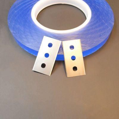 Tungsten Carbide Industrial Round Angle Cut Blade 3 Hole Knife for Plastic Film Cutting