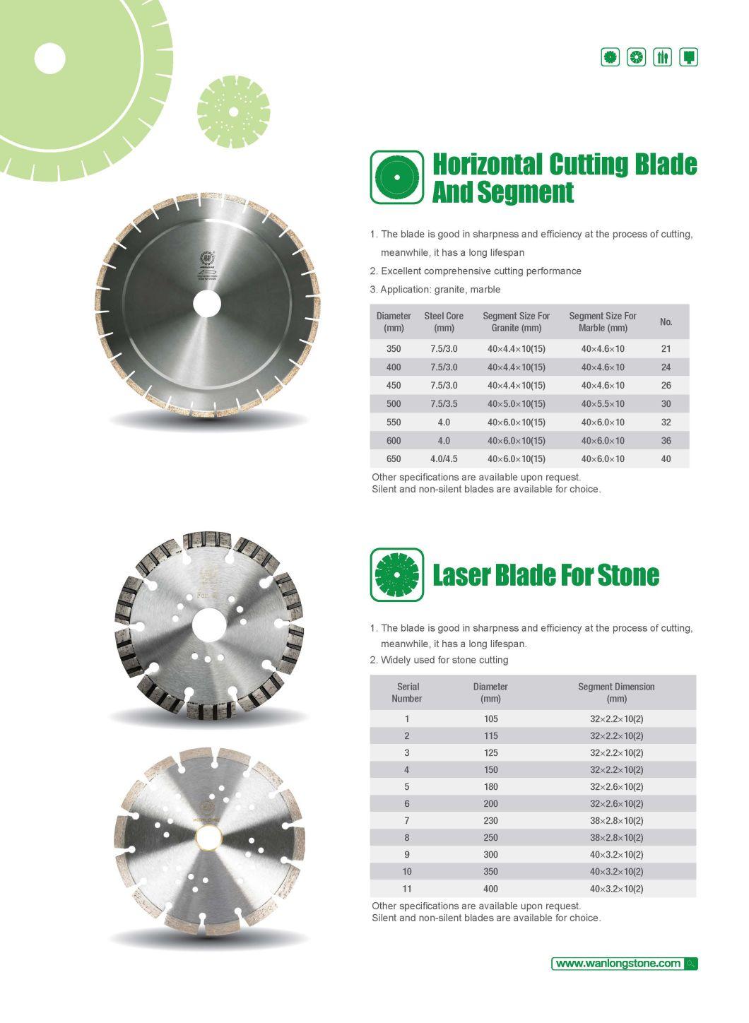 Diamond Saw Blade for Granite & Marble Cutting with Music Slot